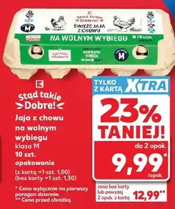 Kaufland Jaja z chowu na wolnym wybiegu klasa M Stąd takie Dobre 10szt oferta