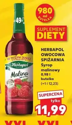 Kaufland Syrop malinowy Herbapol Owocowa Spiżarnia oferta