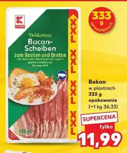 Kaufland Bekon w plastrach K Classic XXL oferta
