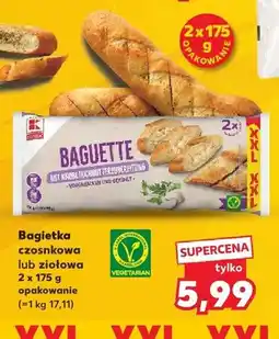 Kaufland Bagietka ziołowa K Classic 2-warstwowa oferta
