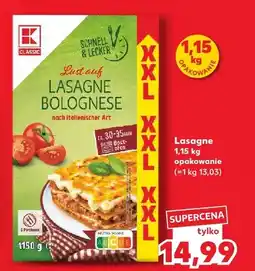 Kaufland Lasagne Bolognese K Classic XXL oferta