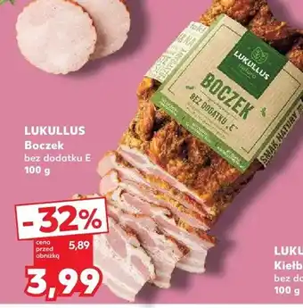 Kaufland Boczek Lukullus bez dodatku E oferta