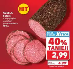 Kaufland Salami w ziołach prowansalskich Gzella oferta