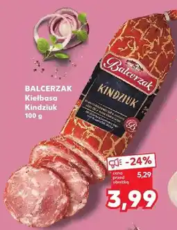 Kaufland Kiełbasa Kindziuk Balcerzak oferta