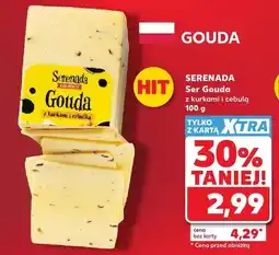 Kaufland Ser Gouda Serenada z kurkami i cebulką oferta