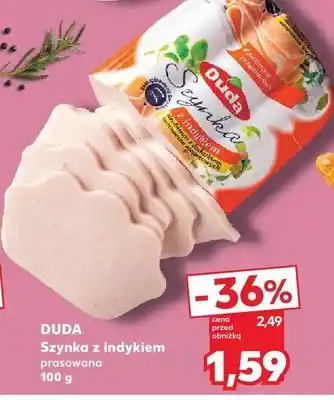 Kaufland Szynka z indykiem prasowana Duda oferta