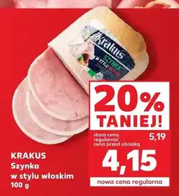 Kaufland Szynka w stylu włoskim Krakus oferta