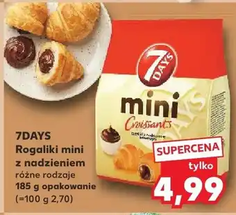 Kaufland Rogaliki mini z nadzieniem 7Days oferta