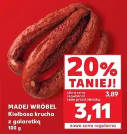 Kaufland Kiełbasa krucha z galaretką Madej Wróbel oferta