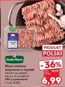 Kaufland Mięso mielone wieprzowe z łopatki Stoisko Mięsne oferta