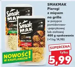 Kaufland Pierogi z mięsem na grilla w posypce ziołowej Smakmak oferta