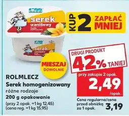 Kaufland Serek homogenizowany Rolmlecz oferta