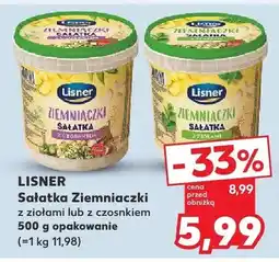 Kaufland Sałatka Ziemniaczki z czosnkiem Lisner oferta