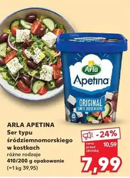 Kaufland Ser typu śródziemnomorskiego w kostkach Arla Apetina Original oferta