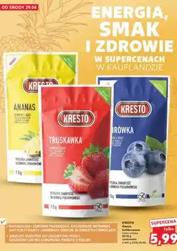 Kaufland Owoce liofilizowane Kresto borówka oferta