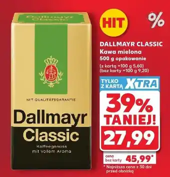 Kaufland Kawa mielona Dallmayr Classic oferta