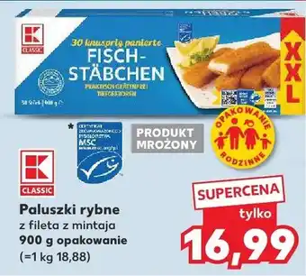 Kaufland Paluszki rybne z fileta z mintaja K Classic oferta