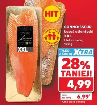 Kaufland Łosoś atlantycki XXL filet ze skórą Connoisseur oferta