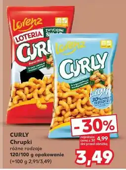 Kaufland Chrupki Curly Lorenz Peanut Classic oferta