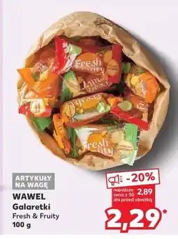 Kaufland Galaretki Wawel Fresh & Fruity oferta