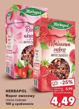 Kaufland Napar owocowy Herbapol Różane ukojenie oferta