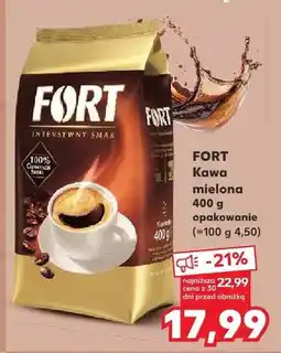 Kaufland Kawa mielona Fort intensywny smak oferta