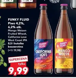 Kaufland Piwo Funky Fluid California Love West Coast IPA 6,2% alk oferta