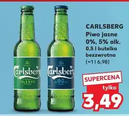 Kaufland Piwo Carlsberg jasne 0% alk oferta