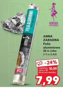 Kaufland Folia aluminiowa Anna Zaradna 20m rolka oferta