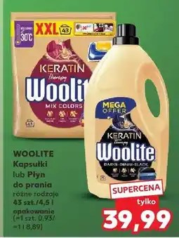 Kaufland Płyn do prania Woolite Keratin Therapy oferta