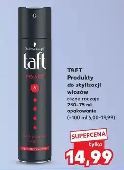 Kaufland Produkty do stylizacji włosów Taft Power oferta
