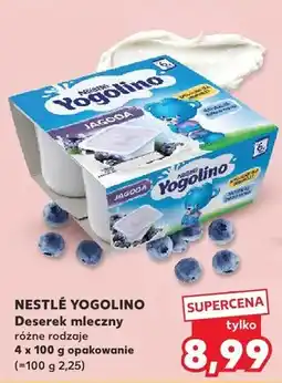 Kaufland Deserek mleczny Nestlé Yogolino oferta