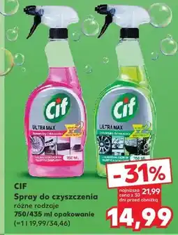 Kaufland Spray do czyszczenia Cif Ultra Max oferta