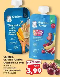 Kaufland Mus w tubce Gerber Junior oferta