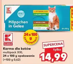 Kaufland Karma dla kotów K Classic Häppchen in Gelee multipack XXL oferta