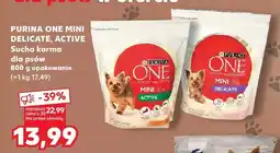 Kaufland Sucha karma dla psów Purina ONE Mini Active oferta