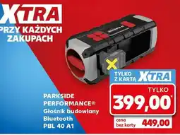 Kaufland Głośnik budowlany Bluetooth Parkside Performance PBL 40 A1 oferta