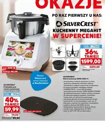 Robot kuchenny SilverCrest SKMS 1200 C1 moc 1000W funkcja WLAN