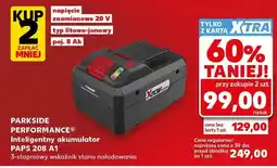 Kaufland Inteligentny akumulator Parkside Performance PAPS 208 A1 20V 8Ah oferta