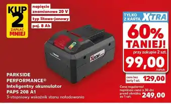 Inteligentny akumulator Parkside Performance PAPS 208 A1 20V 8Ah