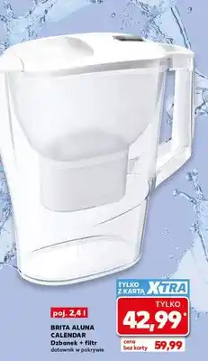 Kaufland Dzbanek z filtrem Brita Aluna Calendar datownik w pokrywie oferta
