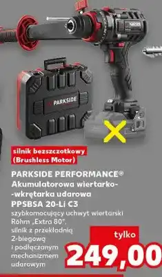 Kaufland Akumulatorowa wiertarko-wkrętarka udarowa Parkside Performance PPSBSA 20-Li C3 oferta