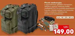 Kaufland Plecak ewakuacyjny 40x23x20cm z wyposażeniem oferta
