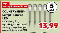 Kaufland Lampki solarne LED Countryside ze szpikulcem 36cm oferta
