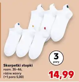 Kaufland Skarpetki stopki rozm. 35-46 oferta