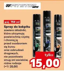 Kaufland Spray do kokpitu Pitstop Max oferta