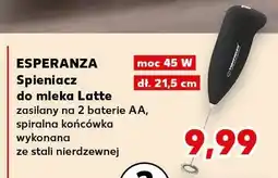 Kaufland Spieniacz do mleka Latte Esperanza 45W dł.21,5cm oferta
