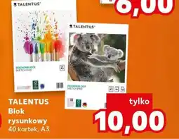 Kaufland Blok rysunkowy Talentus 40 kartek A3 oferta