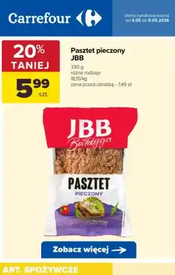 Carrefour Pasztet pieczony JBB Bałdyga oferta