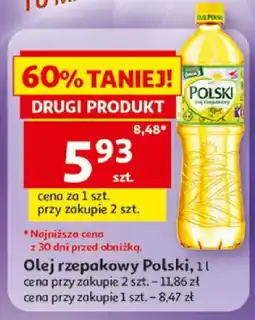 Auchan Olej rzepakowy Polski oferta